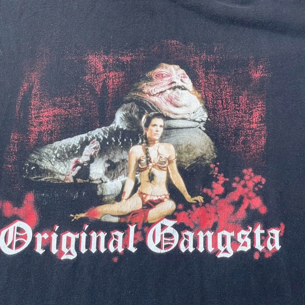 Bad Ass Vintage Star Wars Original Gangsta Jabba the Hutt and Princess Leia - Picture 2 of 3